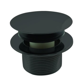 Image for Westbrass 1-1/2 " Npsm Coarse Thread Tip-Toe Bathtub Drain Plug In Matte Black from HD Supply