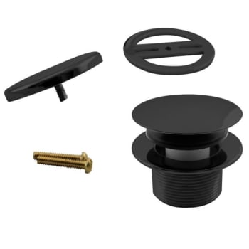 Image for Westbrass Westbrass Illusionary Mushroom Tip-Toe Trim Set In Matte Black from HD Supply