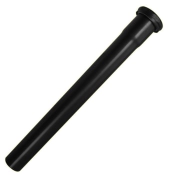 Image for Westbrass 1-1/4 " X 12 " Brass Slip Joint Extension Tube In Matte Black from HD Supply
