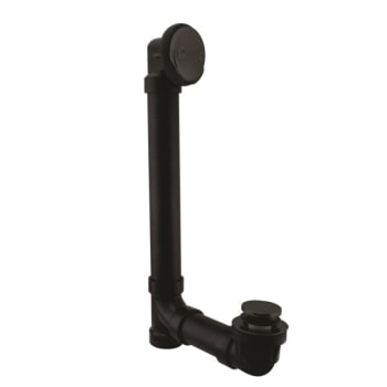 Image for Westbrass 1-1/2 " Tip Toe Sch 40 Abs Bath Waste Two-Hole Elbow Matte Black from HD Supply