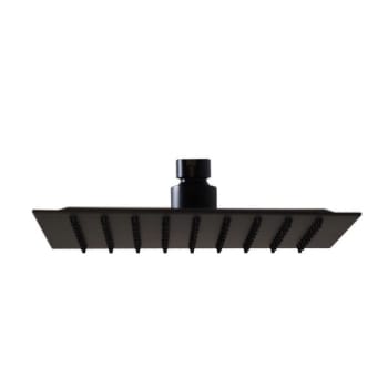 Image for Westbrass Square Thin Showerhead 8 " X 8 " In Matte Black Finish from HD Supply