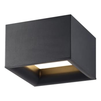 Image for Access Lighting Bloc Dual Voltage Led Flush Mount Black Finish from HD Supply