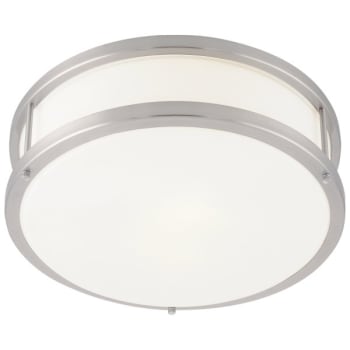 Image for Access Lighting Conga Flush Mount Brushed Steel Finish from HD Supply
