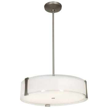 Image for Access Lighting Tara Pendant Or Semi-Flush Brushed Steel Finish from HD Supply
