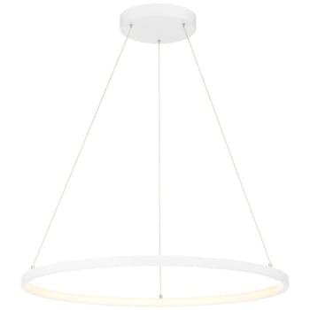 Image for Access Lighting Anello Dual Voltage Led Pendant Matte White Finish from HD Supply