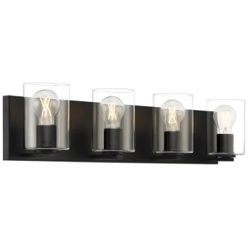 Image for Access Lighting Oslo 4 Light LED Vanity Matte Black Finish from HD Supply