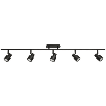 Image for Access Lighting Lincoln 5 Light Adjustable Led Track Matte Black Finish from HD Supply