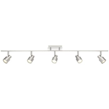 Image for Access Lighting Lincoln 5 Light Adjustable Led Track Brushed Steel Finish from HD Supply