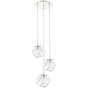 Image for Access Lighting Boulder 3 Light Led Pendant Mirrored Stainless Steel Finish from HD Supply
