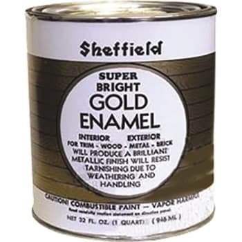 Image for Sheffield Bronze 5740 Qt Super Brite Gold Exterior/Interior Metallic Enamel from HD Supply