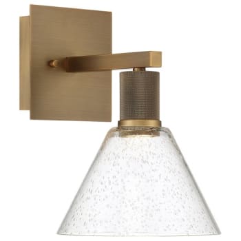 Image for Access Lighting Port Nine Martini LED Wall Sconce Antique Brushed Brass Finish from HD Supply