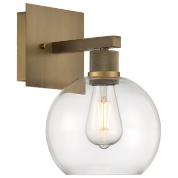 Image for Access Lighting Port Nine Burgundy Led - Wall Sconce Antique Brushed Brass from HD Supply