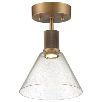 Image for Access Lighting Port Nine Martini Led Semi-Flush - Antique Brushed Brass from HD Supply