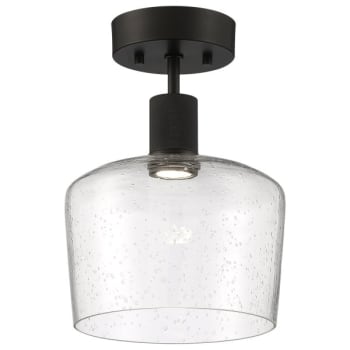 Image for Access Lighting Port Nine Chardonnay LED Semi-Flush - Matte Black from HD Supply