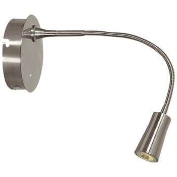 Image for Access Lighting Epiphanie Gooseneck Led Wall Reading Light Brushed Steel Finish from HD Supply