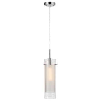 Image for Globe Electric Sydney 1-Light Polished Chrome Clear Glass Hanging Pendant from HD Supply