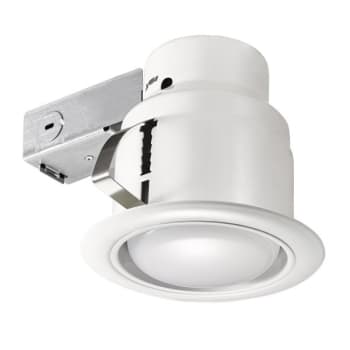 Image for Globe Electric 5" White Led Swivel Baffle Round Trim Recessed Kit With Led Bulb from HD Supply
