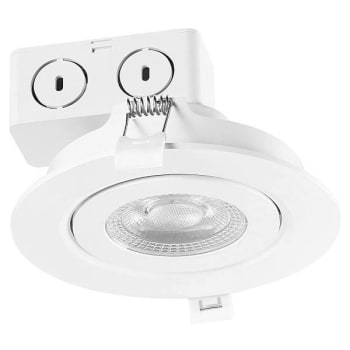Image for Globe Electric 4 " White 3000k Led Dimmable Recessed Kit Package Of 4 from HD Supply