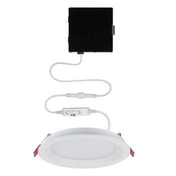 Image for Globe Electric Slim Baffle 6" Selectable Cct Dimmable Led Canless Recessed from HD Supply