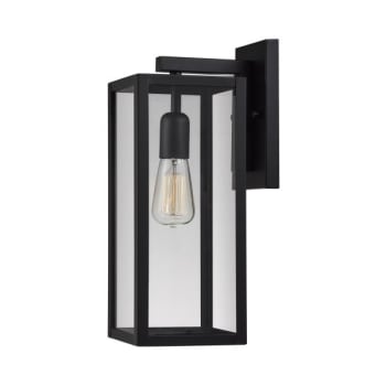Image for Globe Electric Hurley 1-Light Black Outdoor Wall Lantern Sconce from HD Supply
