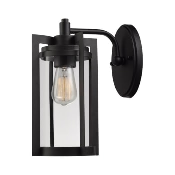 Image for Globe Electric Theo 1-Light Bronze Outdoor Wall Lantern Sconce from HD Supply