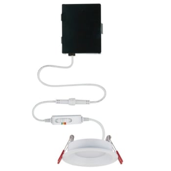 Image for Globe Electric Baffle High Lumen 4" Selectable 5 Cct Dim Led Canless Recessed from HD Supply