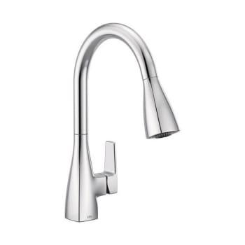 Cfg Chrome One-Handle High Arc Pulldown Kitchen Faucet 1.0gpm Slate