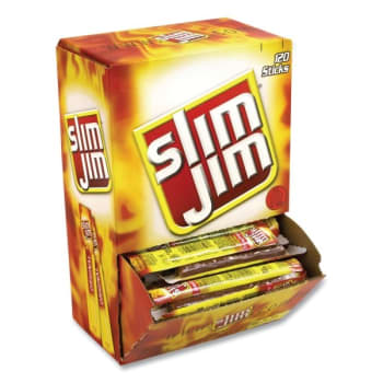 Image for Slim Jim Beef Jerky Meat Sticks Original 0.28 Oz Case Of 120 from HD Supply