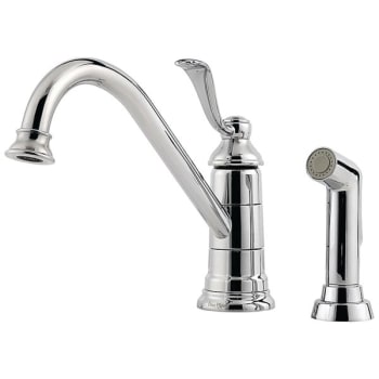 Image for Pfister® Portland 1-Handle Kitchen Faucet With Side Spray, Polished Chrome from HD Supply