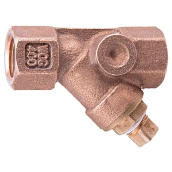 Watts 1/2" Bronze Wye Pattern Lead Free Cast Strainer - Threaded Connections