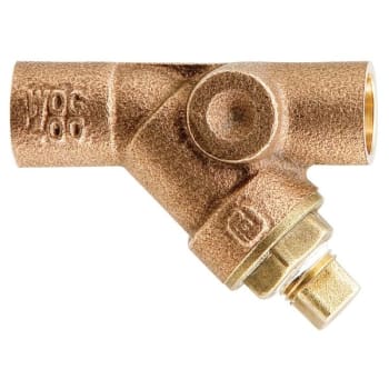 Image for Watts 3/4" Bronze Wye Pattern Lead Free Cast Strainer - Solder Connections from HD Supply