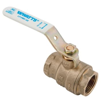 Image for Watts 1" Brass Ball Valve - Threaded Connections from HD Supply
