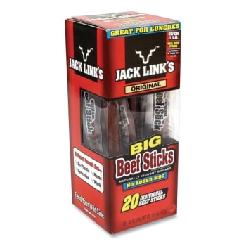 Image for Jack Link's Big Beef Sticks 0.92 Oz Sticks Package Of 20 from HD Supply