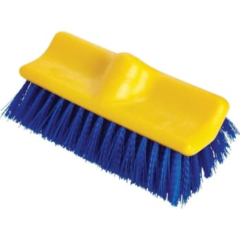 Image for Rubbermaid 10 in Polypropylene Fill Bi-Level Floor Scrub Brush (6-Pack) from HD Supply