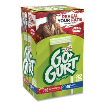 Image for Yoplait Go-Gurt Low Fat Yogurt 2 Oz Tube Package Of 32 from HD Supply