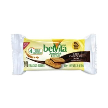 Image for Nabisco Belvita Breakfast Biscuits Dark Chocolate Creme 1.76 Oz Package Of 25 from HD Supply