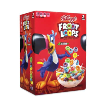 Image for Kellogg's Froot Loops Breakfast Cereal 43 Oz Bag Package Of 2 from HD Supply