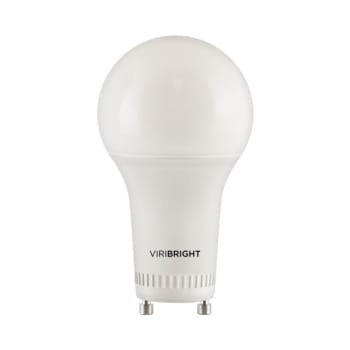 Image for Viribright Lighting A19 8 Watt Dimmable Gu24 Bi-Pin Base Led Bulb 2700k Package Of 6 from HD Supply
