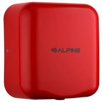 Image for Alpine Industries Hemlock Automatic High-Speed Hand Dryer Red 120v from HD Supply