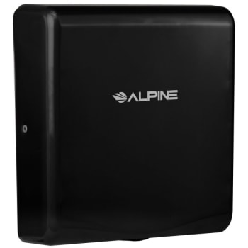 Image for Alpine Industries Willow Black High-Speed 120v Hand Dryer With Wall Guard from HD Supply