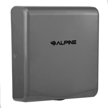 Alpine Industries Willow Automatic High-Speed Hand Dryer Gray 120v