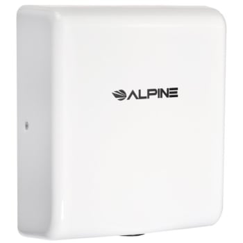 Image for Alpine Industries Willow White High-Speed 120v Hand Dryer With Wall Guard from HD Supply