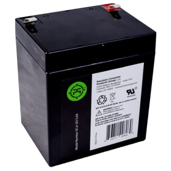 Image for Precision Lead Acid 12-Volt 5.0 Ah Black Replacement Battery from HD Supply
