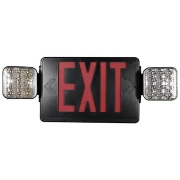 Image for Precision Combo 4.6-Watt Led Red Green Exit Sign Emergency 9.6v Battery from HD Supply