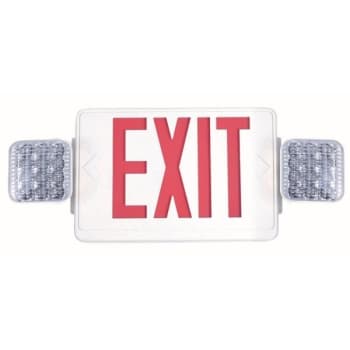 Image for Precision Combo 4.6-Watt Led Red Green Exit Sign And Emergency 9.6v Battery from HD Supply