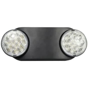 Image for Precision Oval 1.6-Watt Led Black Emergency Light With Ni-Cad 3.6v Battery from HD Supply
