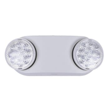Image for Commercial Electric Oval 1.6-Watt Integrated Led White Emergency Light 3.6 Volt Battery from HD Supply