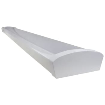 Image for Commercial Electric 4ft 120v 4000 Lumens Integrated LED White Wrap 4000k from HD Supply