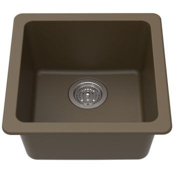 Image for Winpro 17" Dual Mount Granite Composite Bar Sink In Mocha from HD Supply