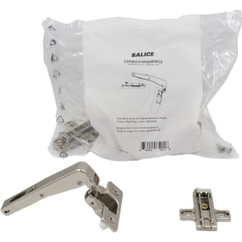 Image for Salice Blind Corner Self Closing Euro Hinge, Dowels, Package Of 2 from HD Supply